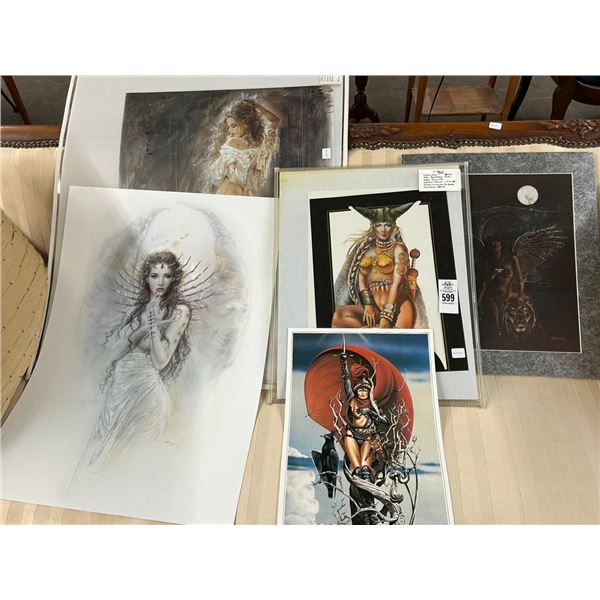 Unframed Warrior Ladies Wall Posters - 5