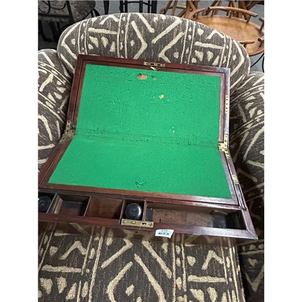 Brass Trim Small Travel Trunk
