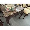Image 2 : Ornate Claw Foot Queen Anne Marbletop End Table