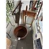 Image 1 : Bed Warmer, Washboard, Wooden Bucket, Vintage Implaments