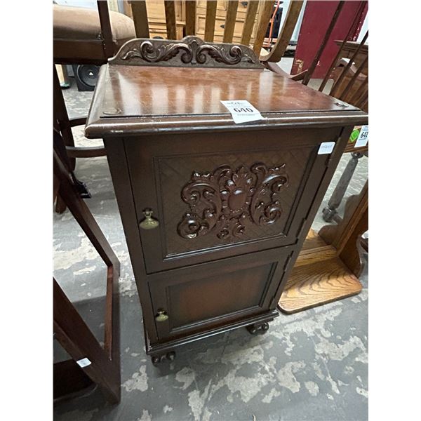 Antique Carved Mahogany Cabinet