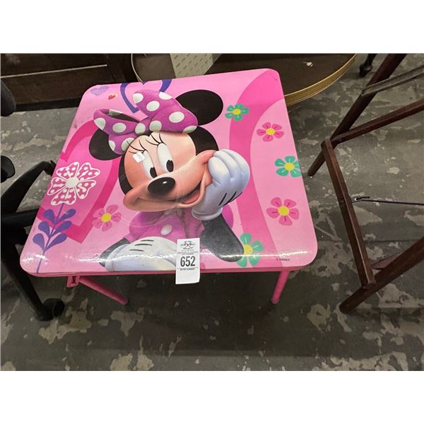 Minnie Mouse Child Folding Table