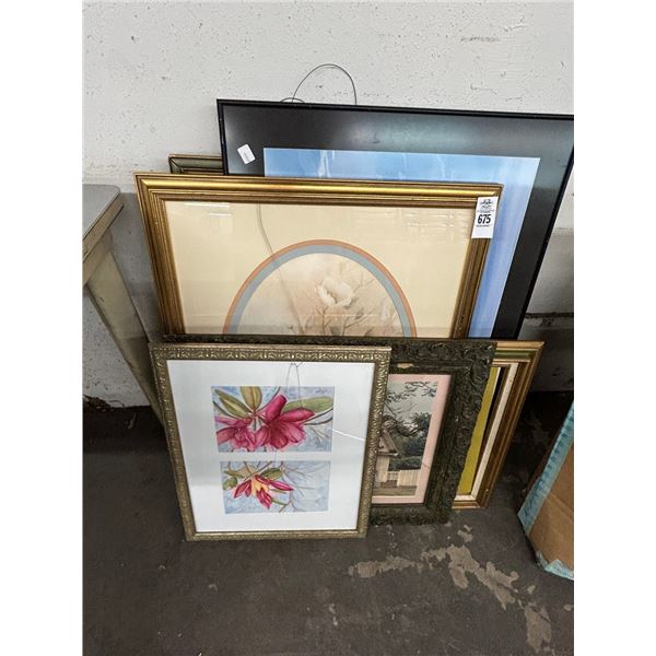 Asst. Framed Artwork