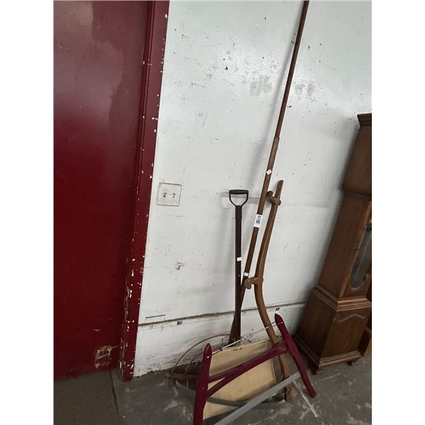 Old Rake, Shovel, Spade