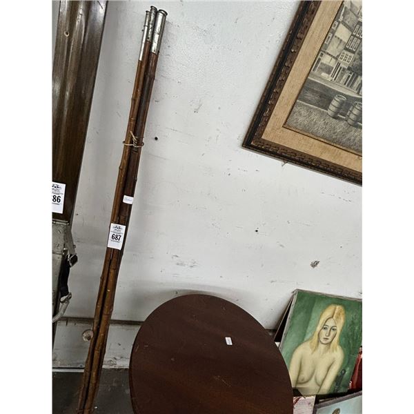 Vintage Cane Fishing Poles