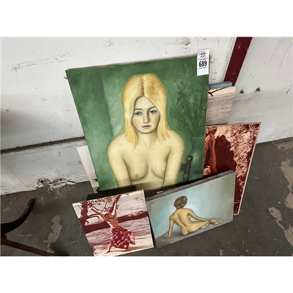 Asst. Nude Photos and Wall Art
