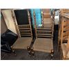 Image 1 : LOT DE 2 CHAISES EN BOIS DÉCORATIF