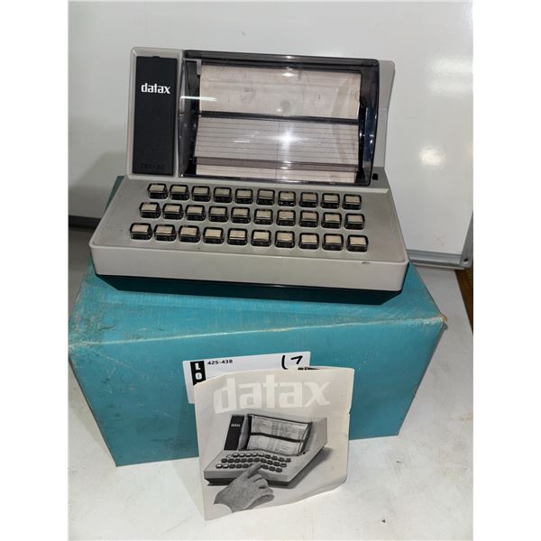 LOT DE 7 ROLODEX DATAX DANS BOÎTES (1977)