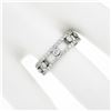 Image 6 : 18k White Gold 1.44 ctw Round Brilliant Diamond Open Center Eternity Band Ring