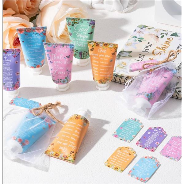 Y1twei Bible Vrse Hand Cream Lot With Inspirational Verse and Gift bag