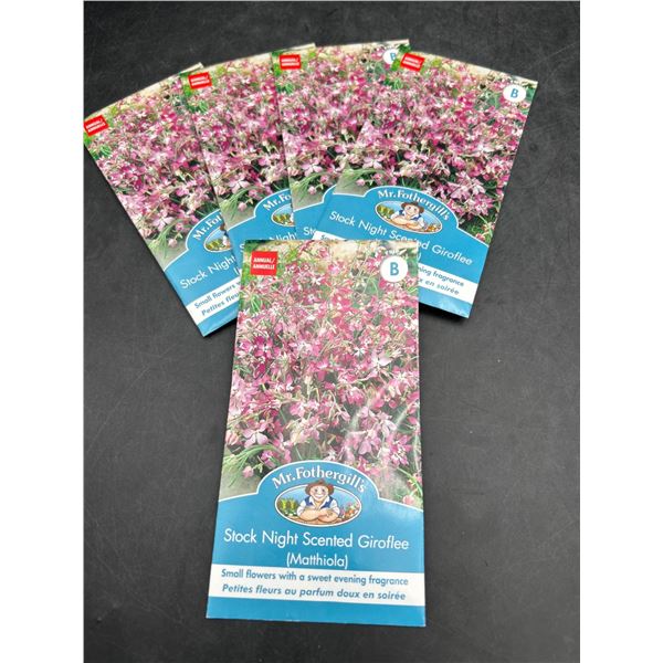 Mr. Fothergill’s Stock Night Scented Giraffe Flower Seeds (Matthiola) – Lot of 5