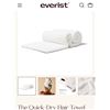 Image 1 : Everist Quick-Dry Hair Towel with Sustainable Design