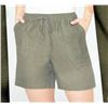 Image 1 : Women’s Medium Tahari Green Drawstring Shorts,