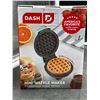 Image 2 : Dash Mini Waffle Maker With 4-Inch Cooking Surface, Nonstick, 350 Watts