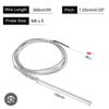 Image 1 : K-Type Thermocouple Probe 150mm 10ft Temperature Sensor