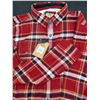 Image 3 : Wind River Heritage Red Plaid Flannel Shirt, 2XL/2TG, Stretch Extendible