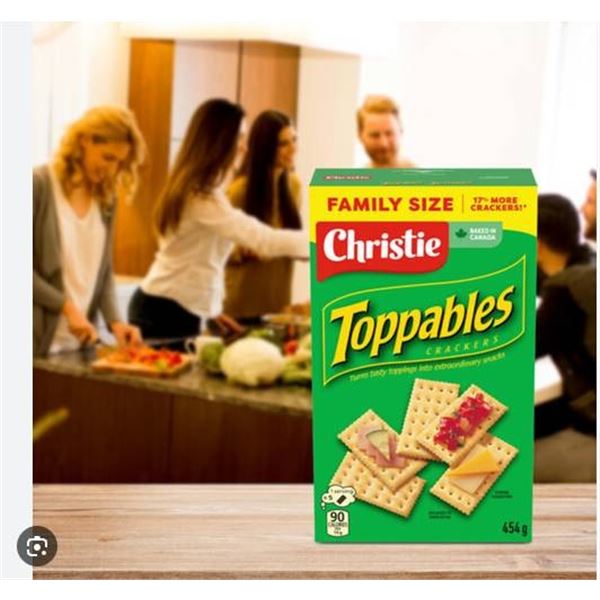 Christie Toppables Crackers 4x454g Family Size Packs