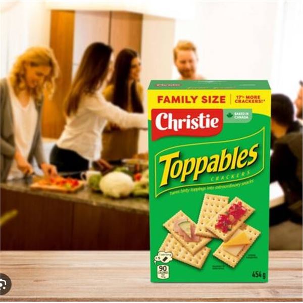 Christie Toppables Crackers 4x454g Family Size Packs