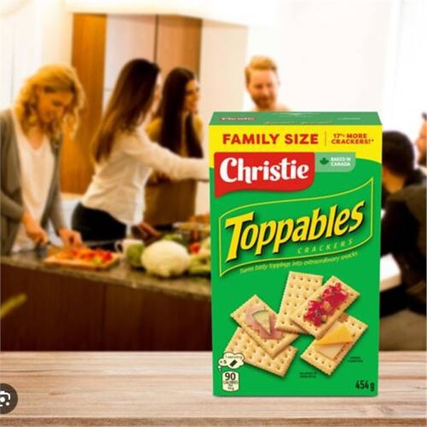 Christie Toppables Crackers 4x454g Family Size Packs
