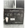 Image 3 : LED Edison Bulb 60W Equivalent, ST58 Non-Dimmable, 6W, 6-Pack