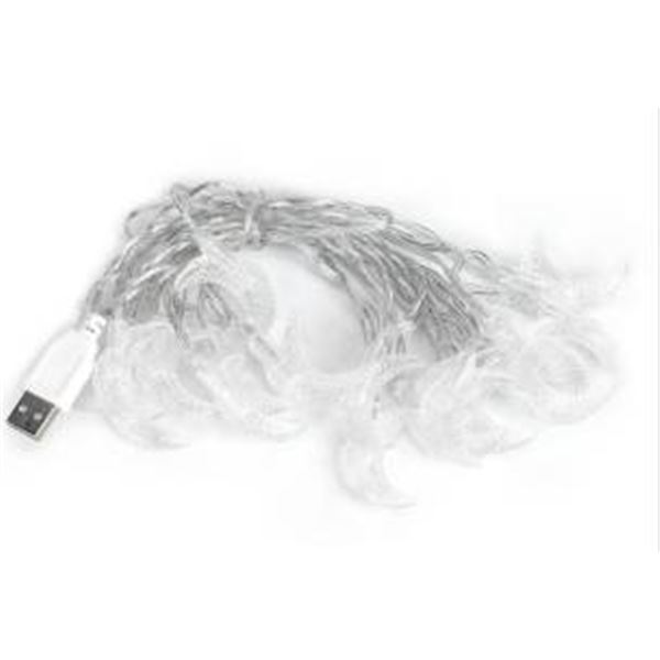 Pairy Lights X0043CL37B USB Moon String Lights, Made in China