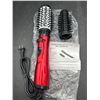 Image 2 : Hot Air Brush Styler Hair Styling Wand with Two Brush Attachments