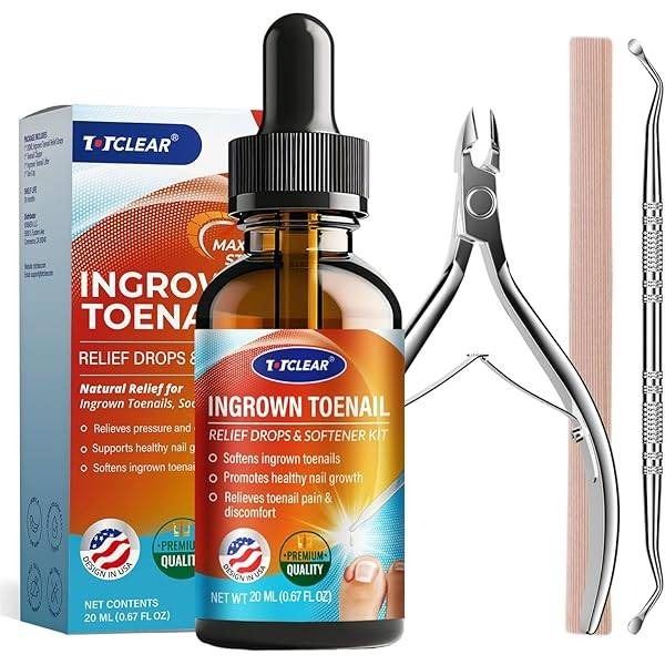 Totclear Ingrown Toenail Relief Drops and Trimming Kit, 20ml Capacity