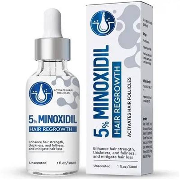 5 Percent Minoxidil Hair Regrowth Serum, 1 fl oz (30 ml)