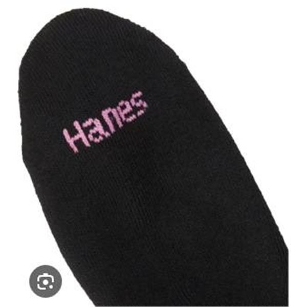 Hanes Women’s Ankle Socks, 10 Pairs size 6-9