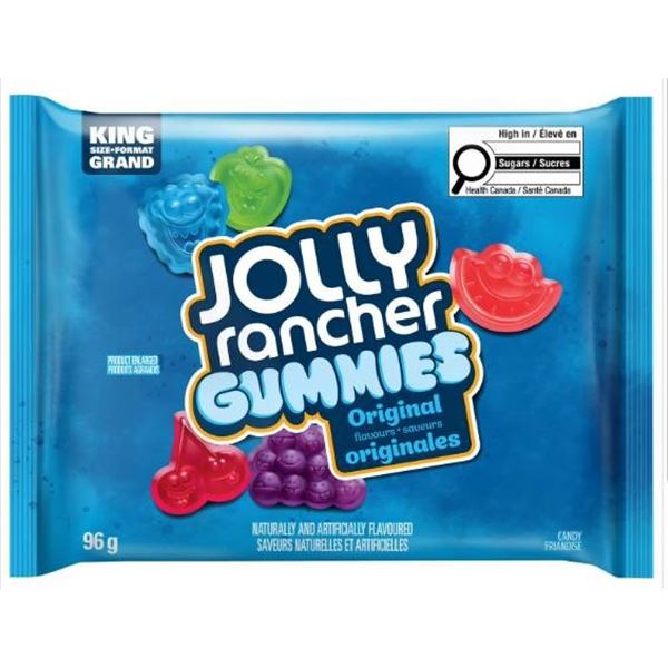 Jolly Rancher Gummies, 12 x 96g, King Size Format