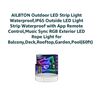 Image 2 : AILBTON Outdoor LED Strip Light, IP65, 60ft RGB Exterior Rope Lights with App and Remote Control