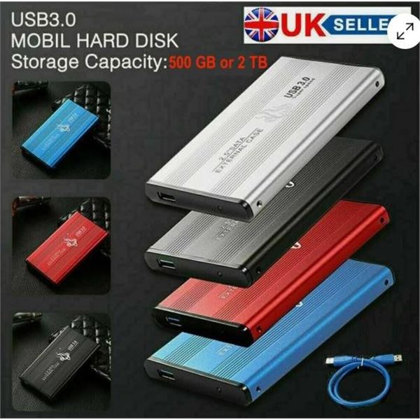 2.5-Inch HDD External Case USB 3.0 High-Speed Drive Enclosure