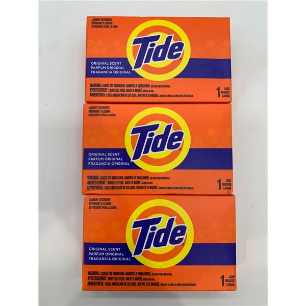 3 Tide Laundry Detergent Bars with Original Scent