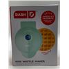 Image 3 : Dash Mini Waffle Maker with 4-Inch Cooking Surface, 350 Watts, Nonstick Coating