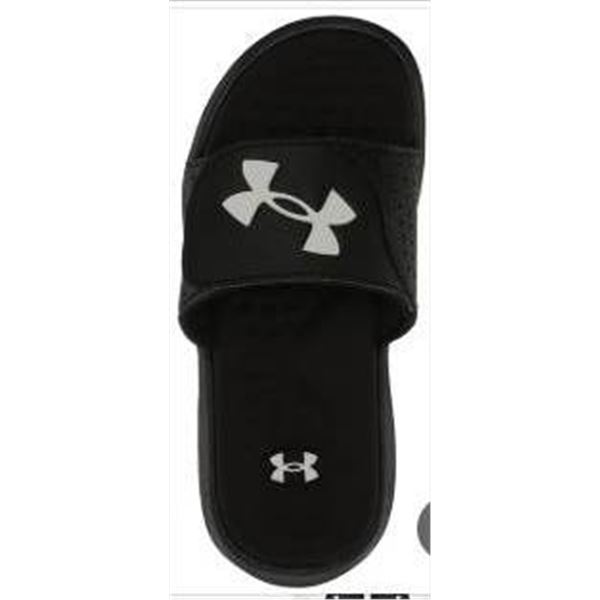 Under Armour Boys UA B Ignite 7 SL Slide Sandals, Size 5Y, Black