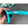 Image 4 : Lot of 12 Truly Cycling Sunglasses with Turquoise Frames and Blue Mirrored Lenses