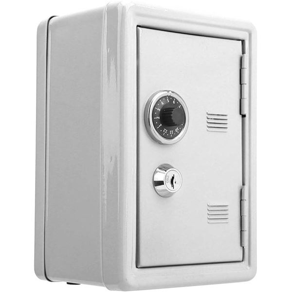 Piggy Bank with Dial and Key Lock