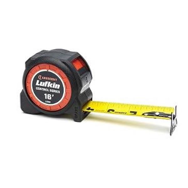 Crescent Lufkin 16 ft Tape Measure, Control Series