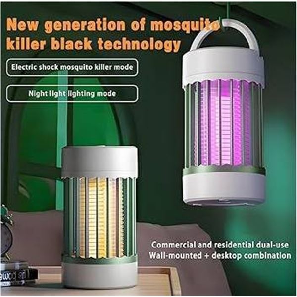 Run Helix Electric Shock Mosquito Lamp – Bug Zapper Green