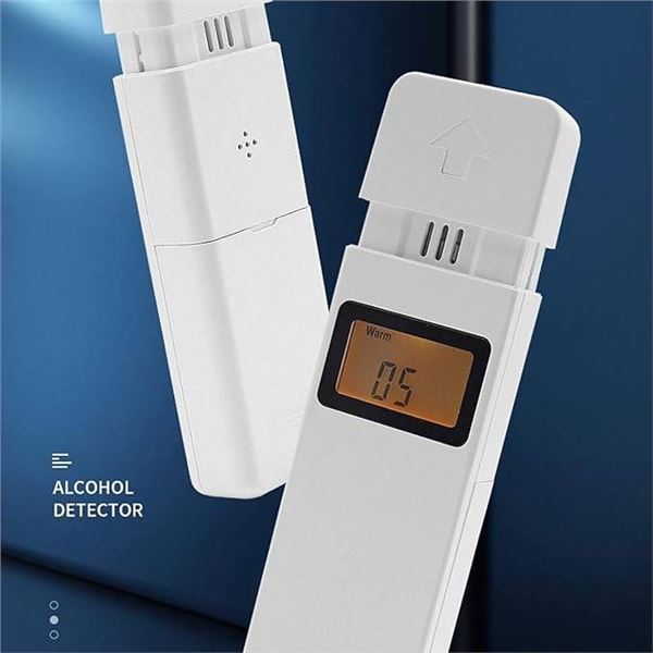 Breath Alcohol Tester, Professional Alcohol Non Contact Type Blowing Quick Response High Accuracy Po