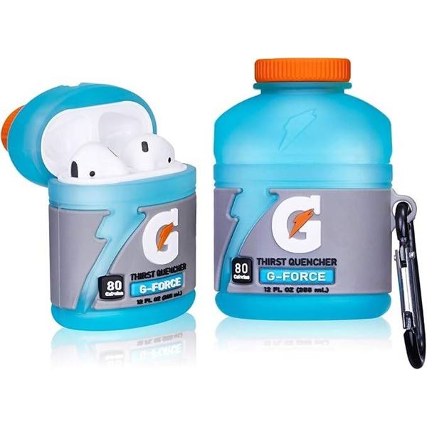 Gatorade-Themed Airpods 1/2 Case with Clip