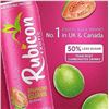 Image 1 : Rubicon Exotic Sparkling Guava Beverage 12x355ml Cans