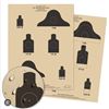 Image 1 : Rite in the Rain No. 9128X 25-Meter Silhouette Slow Fire Targets