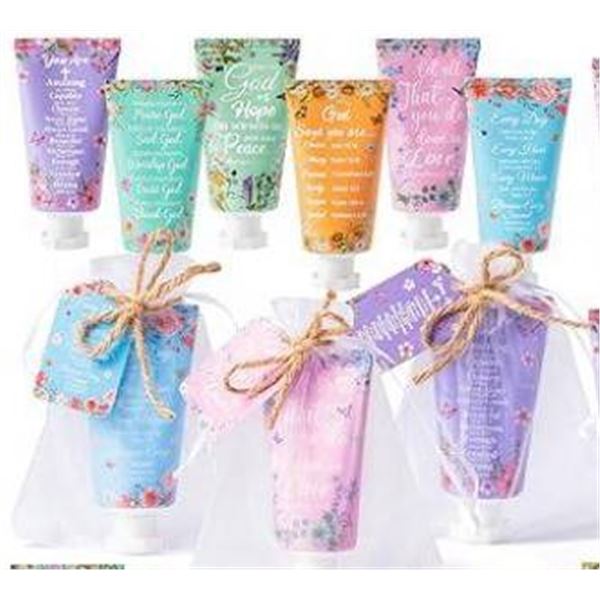 12 Assorted RELIGIOUS HAND CREAM TUBES WITH GIFT PACKAGING