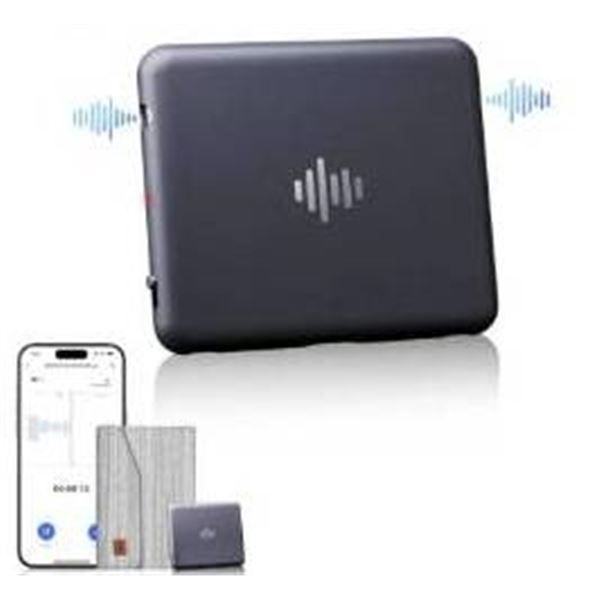 IZYREC 32GB Grey Voice Recorder w/Grey Case, Smart Digital Recorder w/AI Noise Cancelling