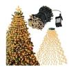 Image 1 : Christmas Tree Lights, 400 LED Cascading Twinkle Lights for 6.6-7.5 ft Trees (Warm White)