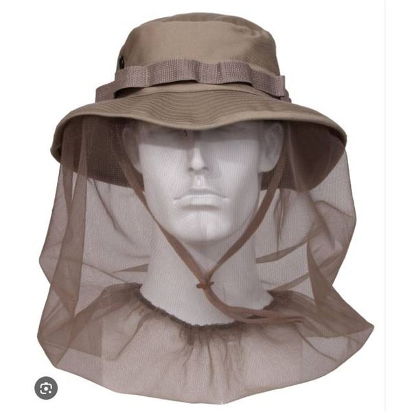 Rothco Style 5583 Khaki Hat with Mesh Netting, Size 7-3/4