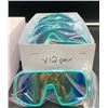 Image 2 : Lot of 12 Teal Truly Hard Seltzer Sunglasses With Mirrored Lenses