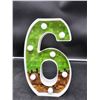 Image 2 : Minecraft  Design LED Light-Up Numbers 6 or 9