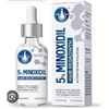 Image 1 : 5% Minoxidil Hair Regrowth Solution, 2×30 mL, Unscented
